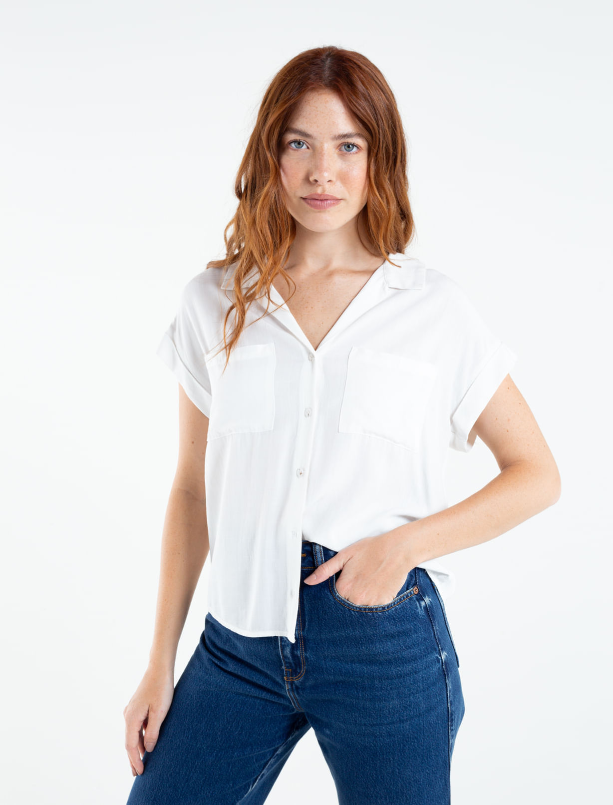 Camisa para mujer manga corta Martina infaltable Compra Online