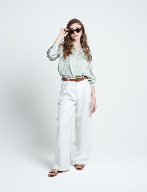 Pantalón de tela fluida