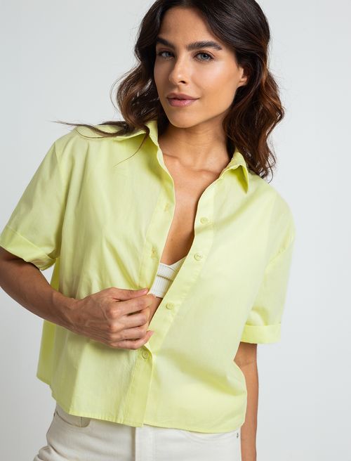 Camisa manga corta con guardapolvo