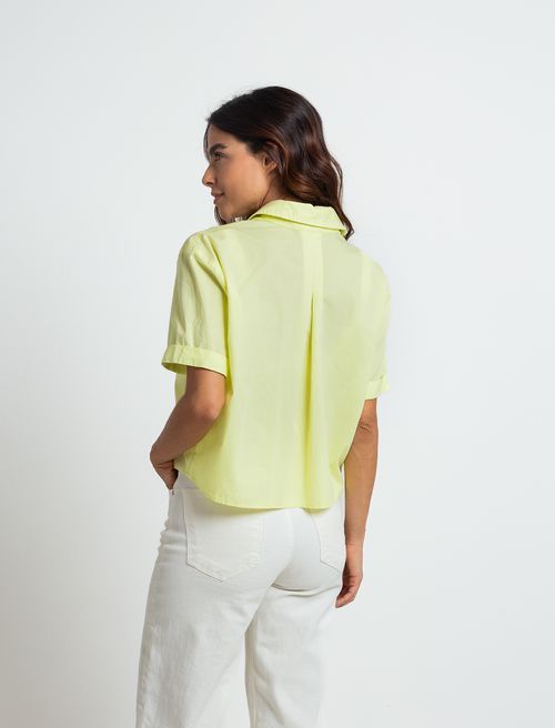 Camisa manga corta con guardapolvo