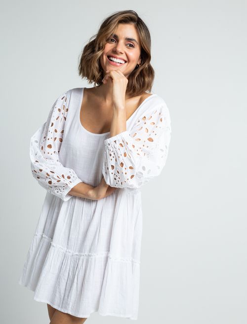 Vestido de tela fluida