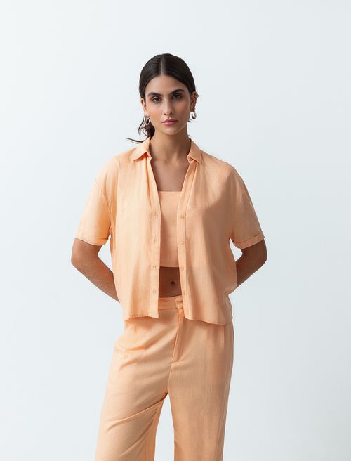 Camisa de tela fluida