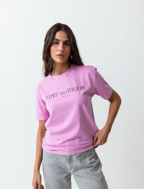 Camiseta básica manga corta