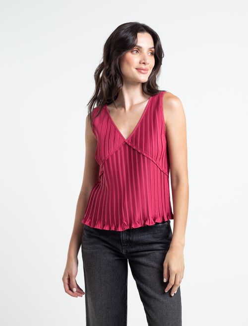 Camisa con escote en V
