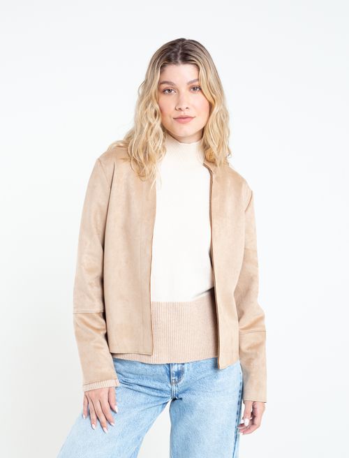 Chaqueta de gamuza