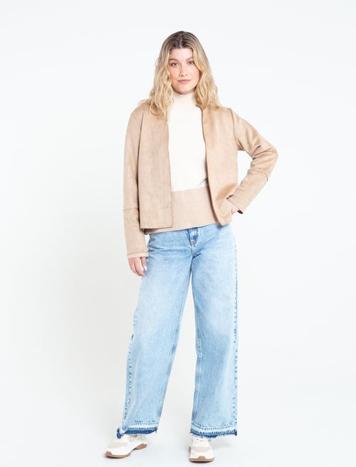 Chaqueta de gamuza