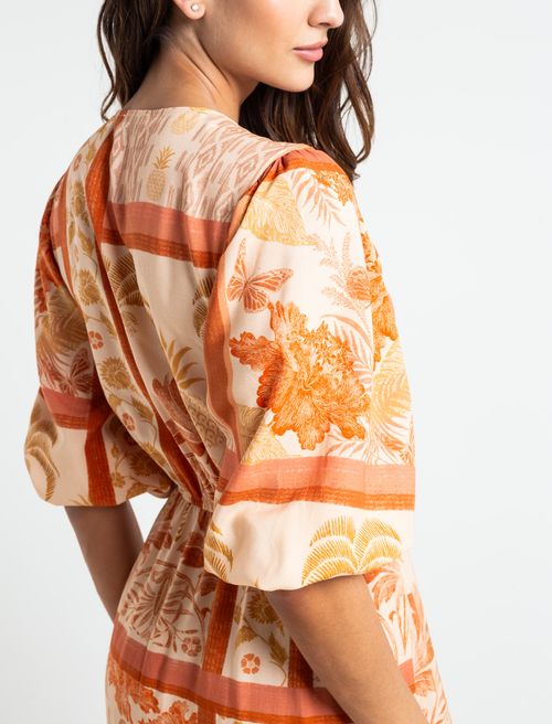 Vestido manga 3/4