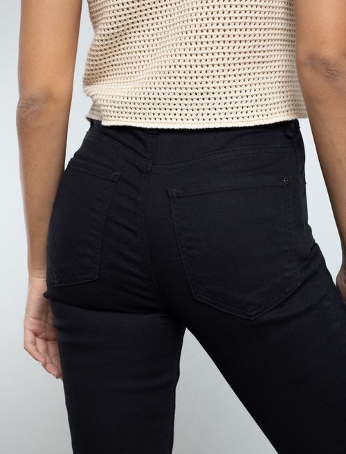 Jean Skinny fit en black denim