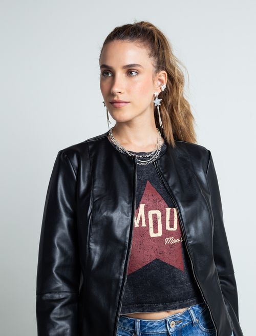Chaqueta con ajuste de cierre