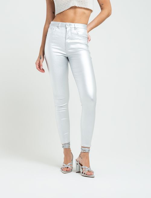 Pantalón Skinny brillante