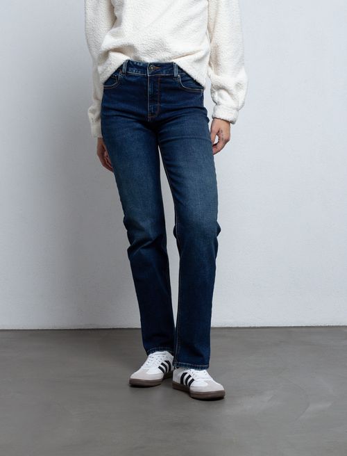 Jean Straight tiro alto