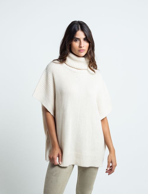 Camisa tejida de cuello alto