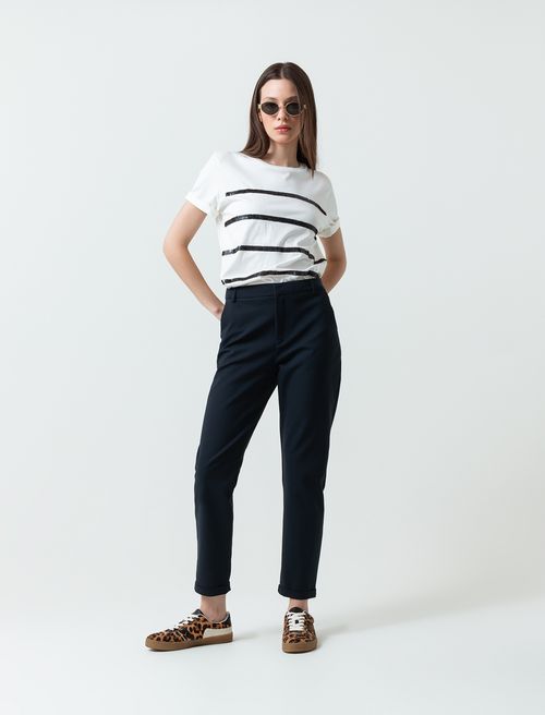 Pantalón elegante de bota recta
