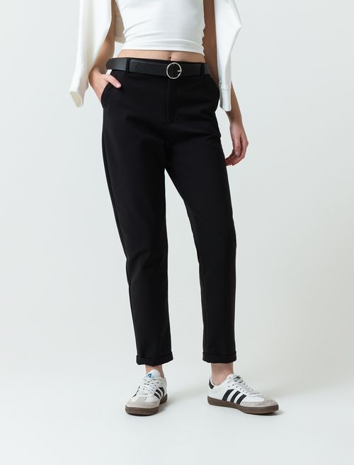 Pantalón elegante de bota recta