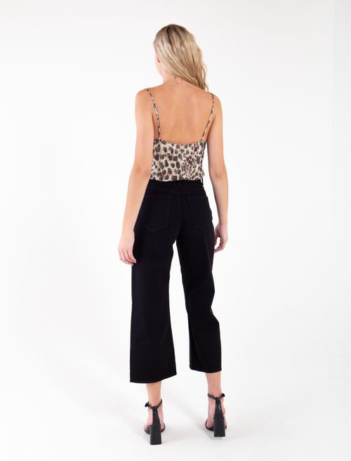 Camisa manga sisa con estampado animal print