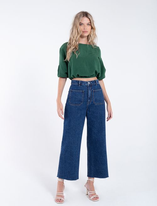 Camisa con espalda descubierta y tira para amarrar