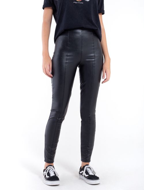 Pantalón ajustado de tiro alto