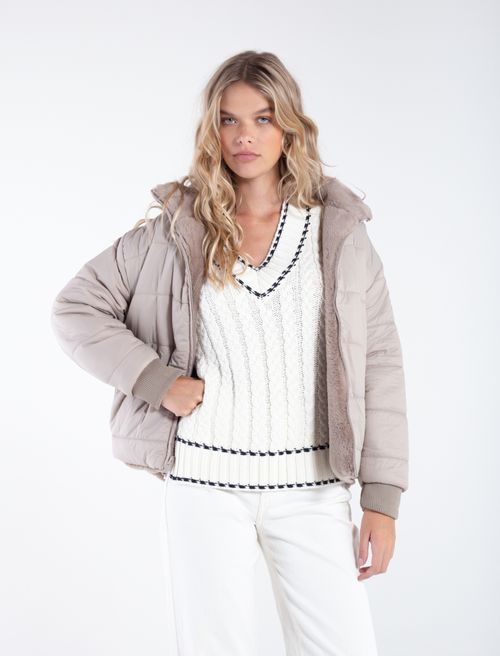 Chaqueta doble faz