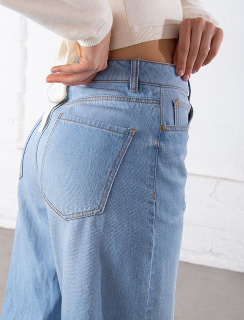 Jean Wide Leg de tiro alto