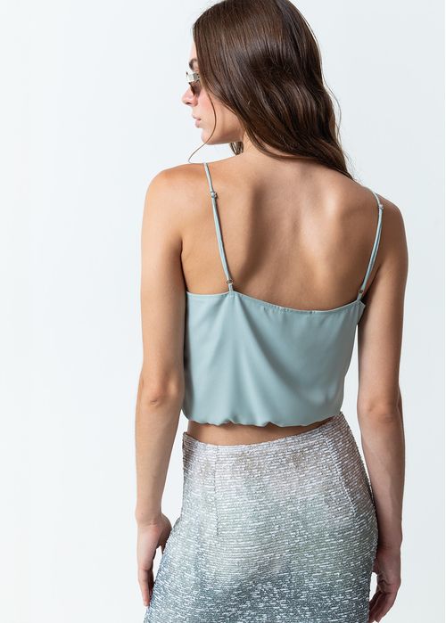 Camisa de largo crop