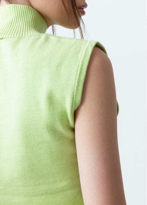 Camisa tejida de cuello alto