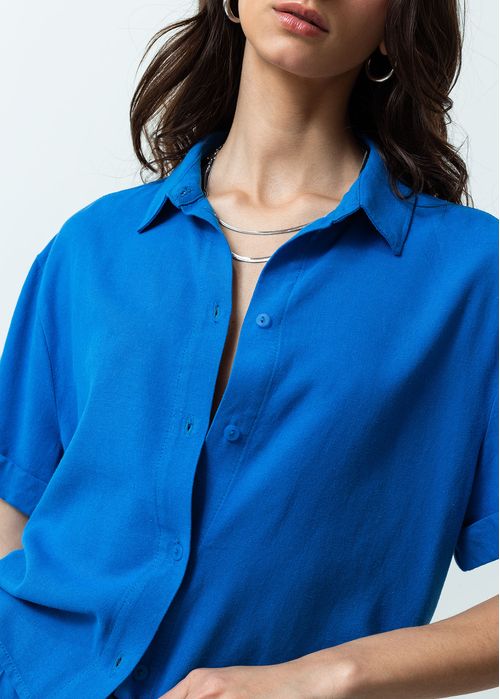 Camisa manga corta con guardapolvo