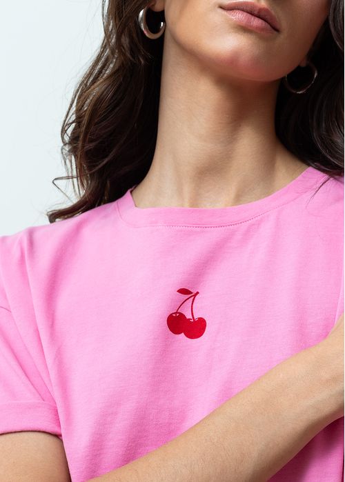 Camiseta estampada en posterior