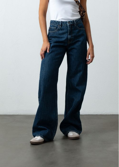 Jean Wide Leg de bota amplia