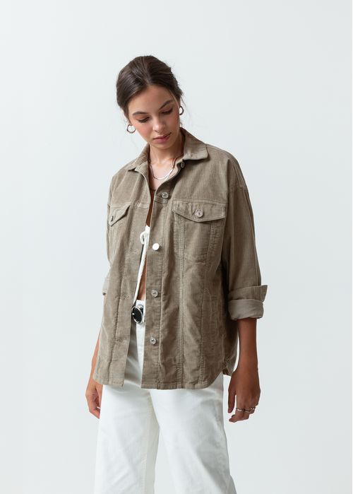 Chaqueta de diseño abierto