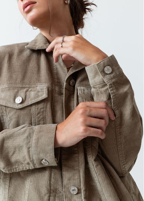 Chaqueta de diseño abierto