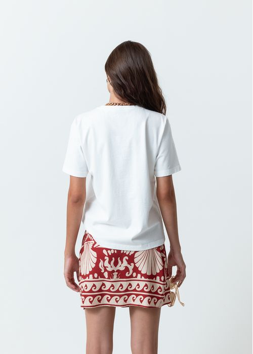 Camiseta estampada en frente