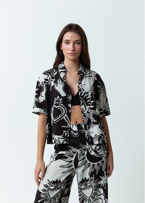 Camisa manga corta estampada
