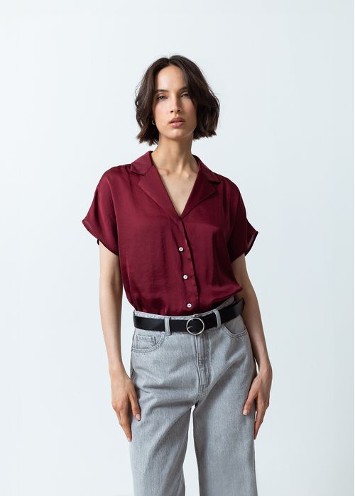 Camisa clásica manga corta