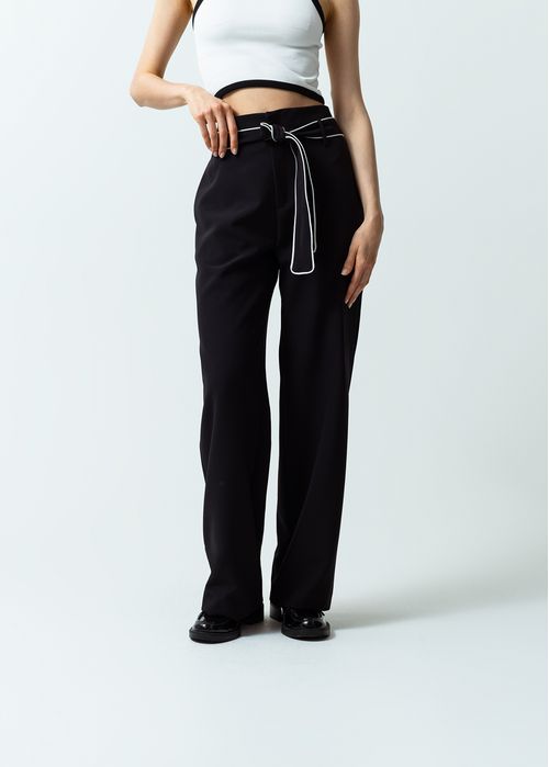 Pantalón Wide Leg con cinturón ajustable