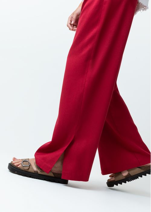 Pantalón de tela fluida