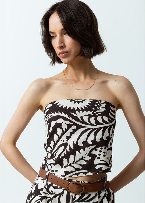 Camisa strapless
