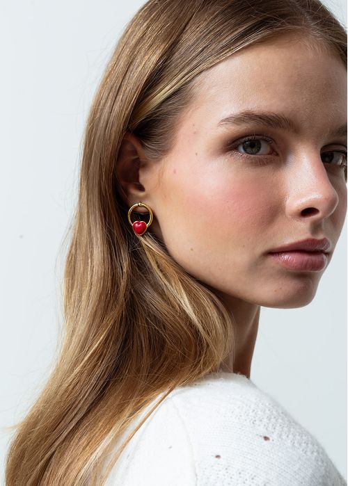 Aretes con diseño circular