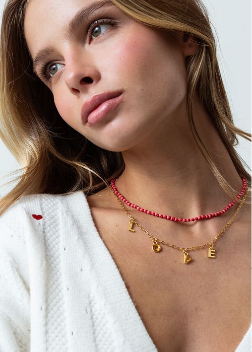 Collar de doble cadena