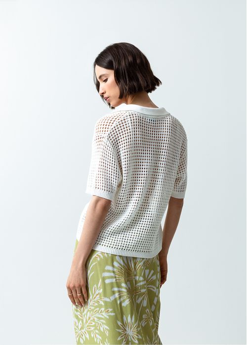 Camisa de tejido amplio