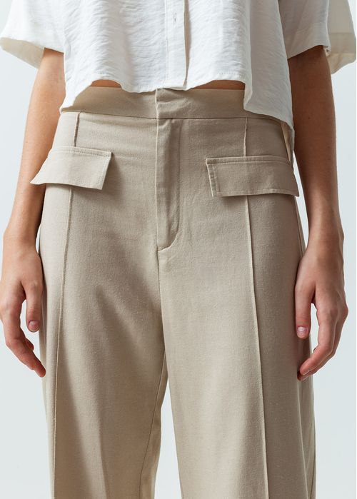 Pantalón Wide Leg de tiro alto