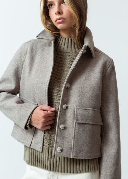 Chaqueta tipo gamusa