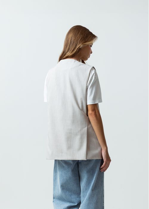 Chaleco de diseño abierto