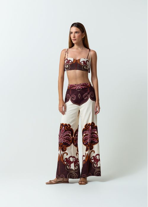 Camisa de tiras tipo crop