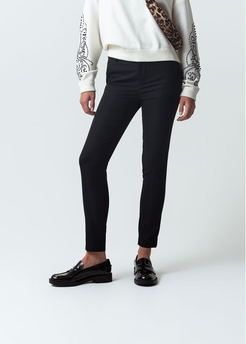 Pantalón Skinny tiro medio alto