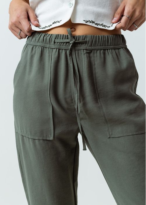 Pantalón Relax tiro alto tipo papper bag