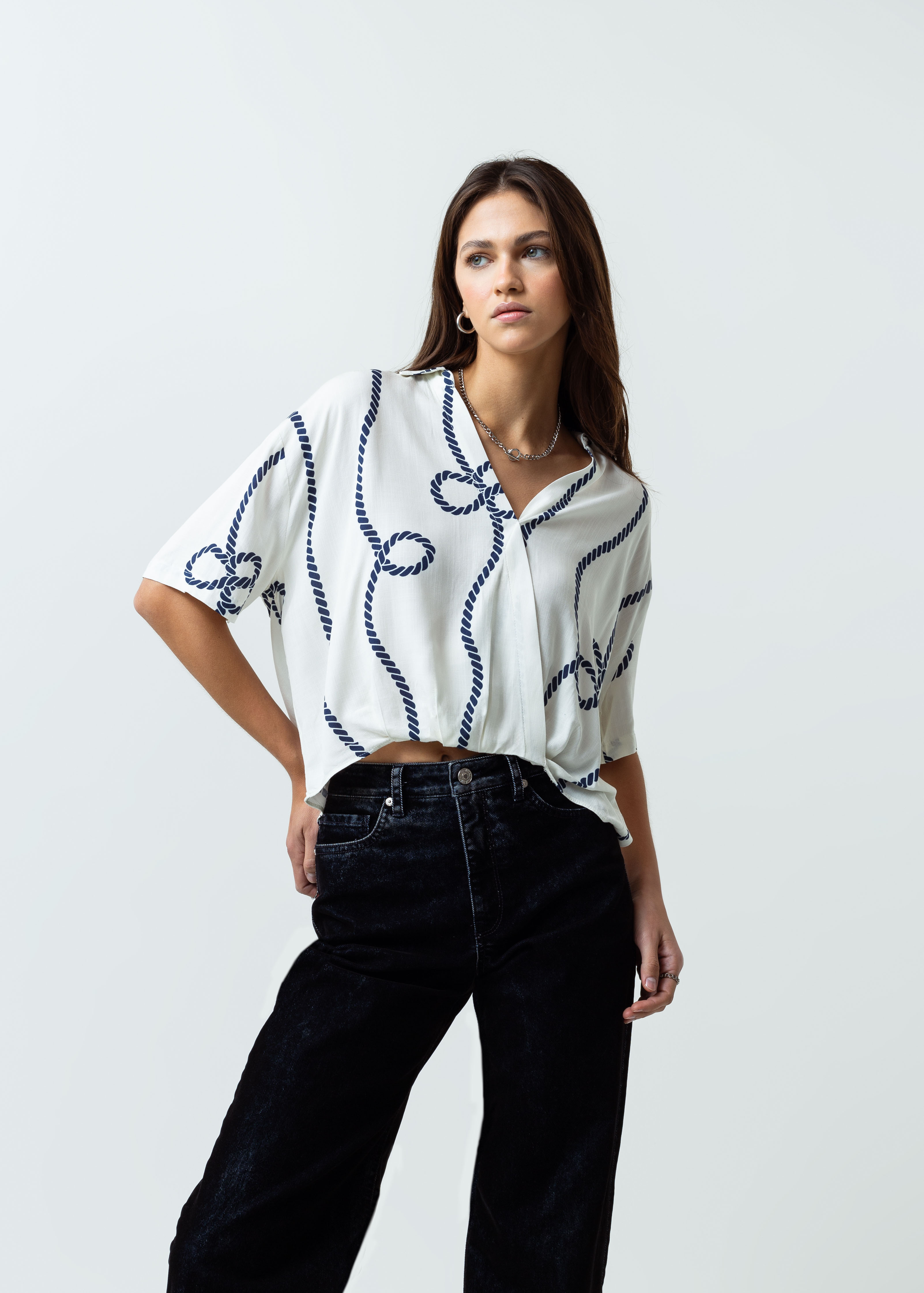 Naf Naf Blusas Mujer Naf Naf Multicolor Envío Gratis Textil Blusas - Main Image