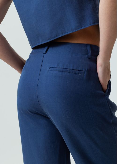 Pantalón Straight tiro alto