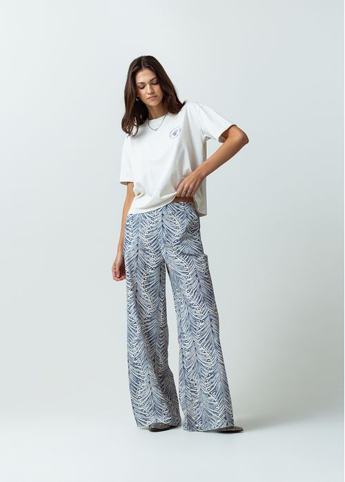 Camiseta manga corta estampada en espalda