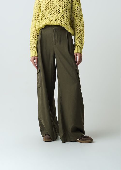 Pantalón Palazzo tiro medio