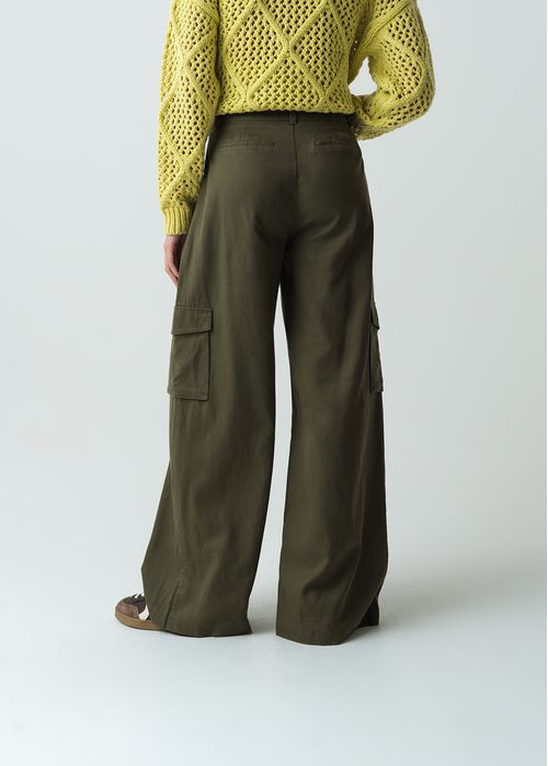 Pantalón Palazzo tiro medio